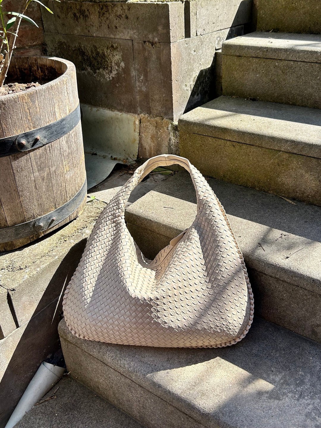 Calantha™ | Elegante Geflochtene Hobo-Tasche