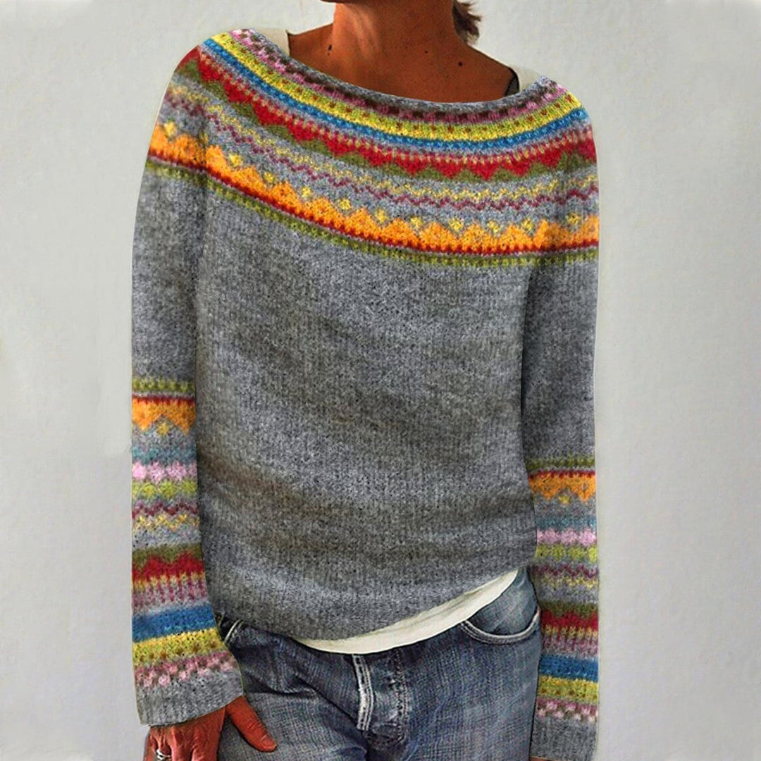 Kirra Retro-Strickpullover