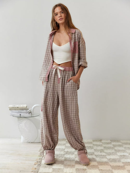 SOPHIE – ELEGANTER PYJAMAS – SET