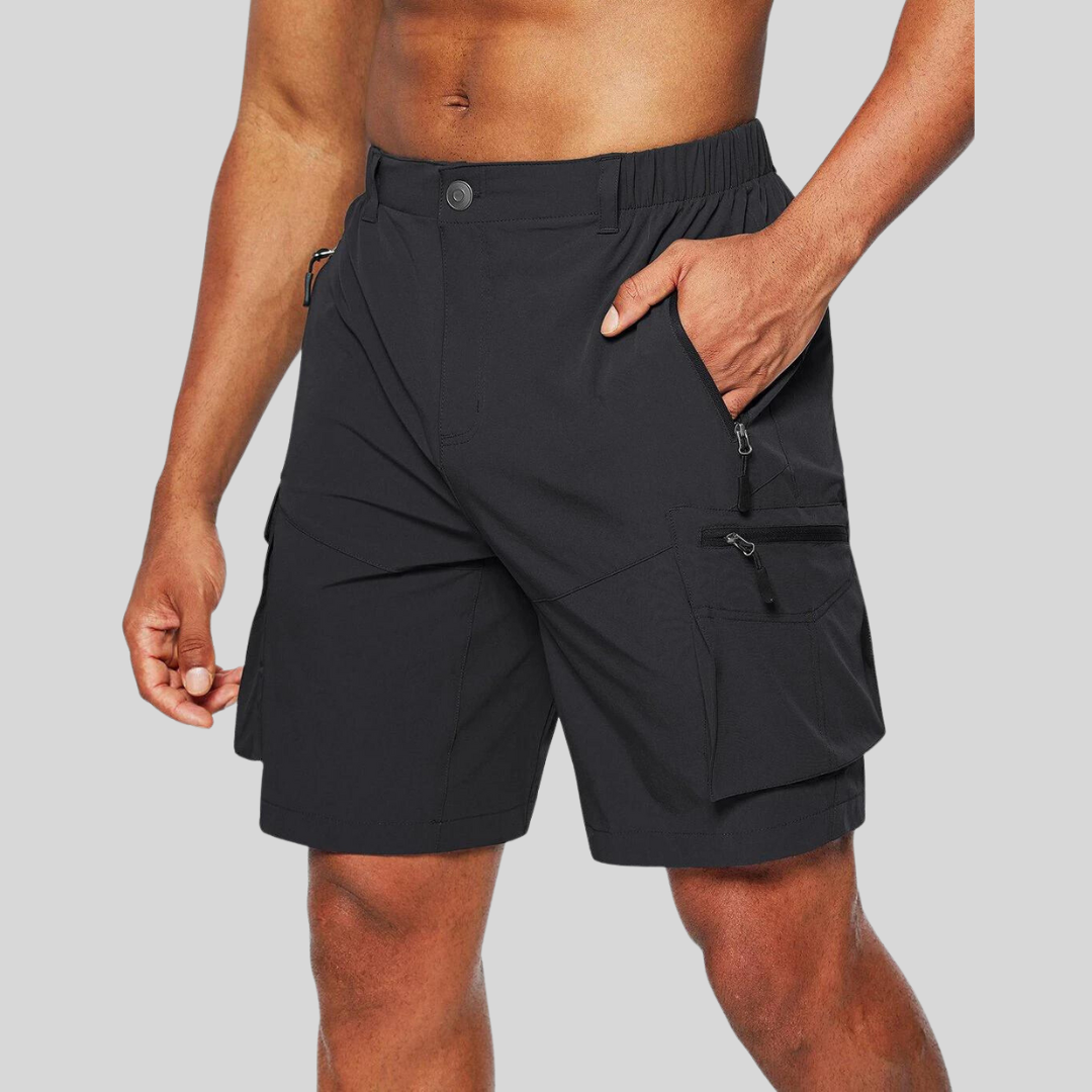 Wasserabweisende Herren Cargoshorts für alle Outdoor Zwecke