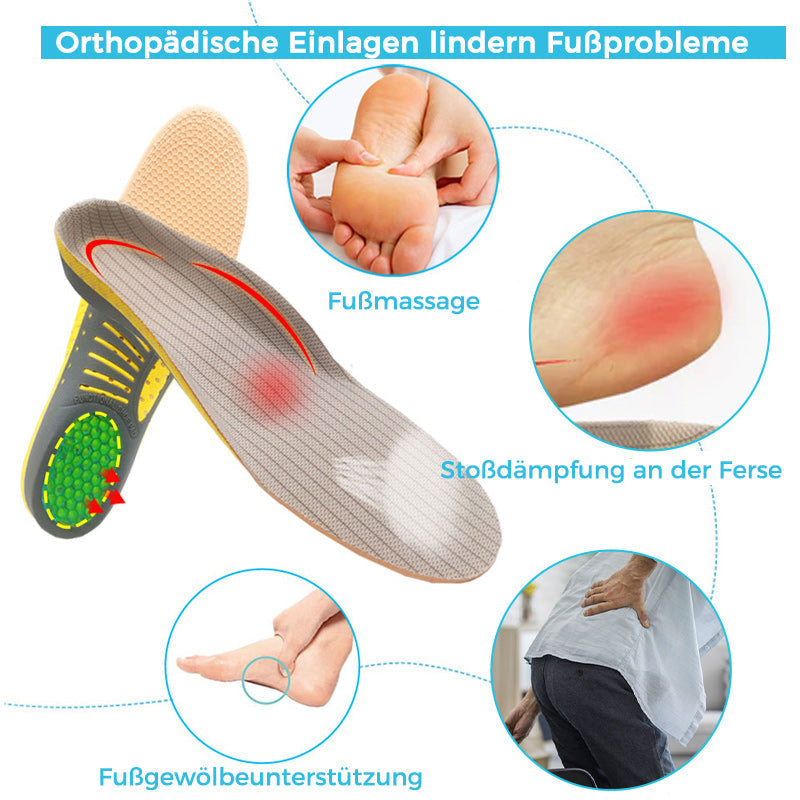 Sportliche stoßdämpfende Einlegesohlen