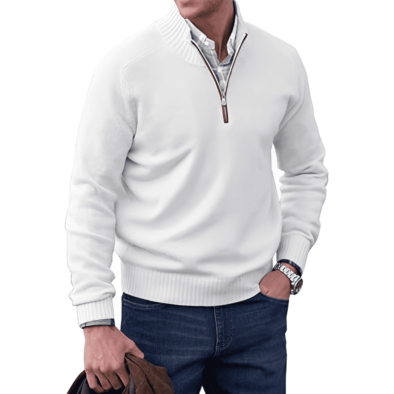 Noah - Eleganter Pullover mit Reissverschluss