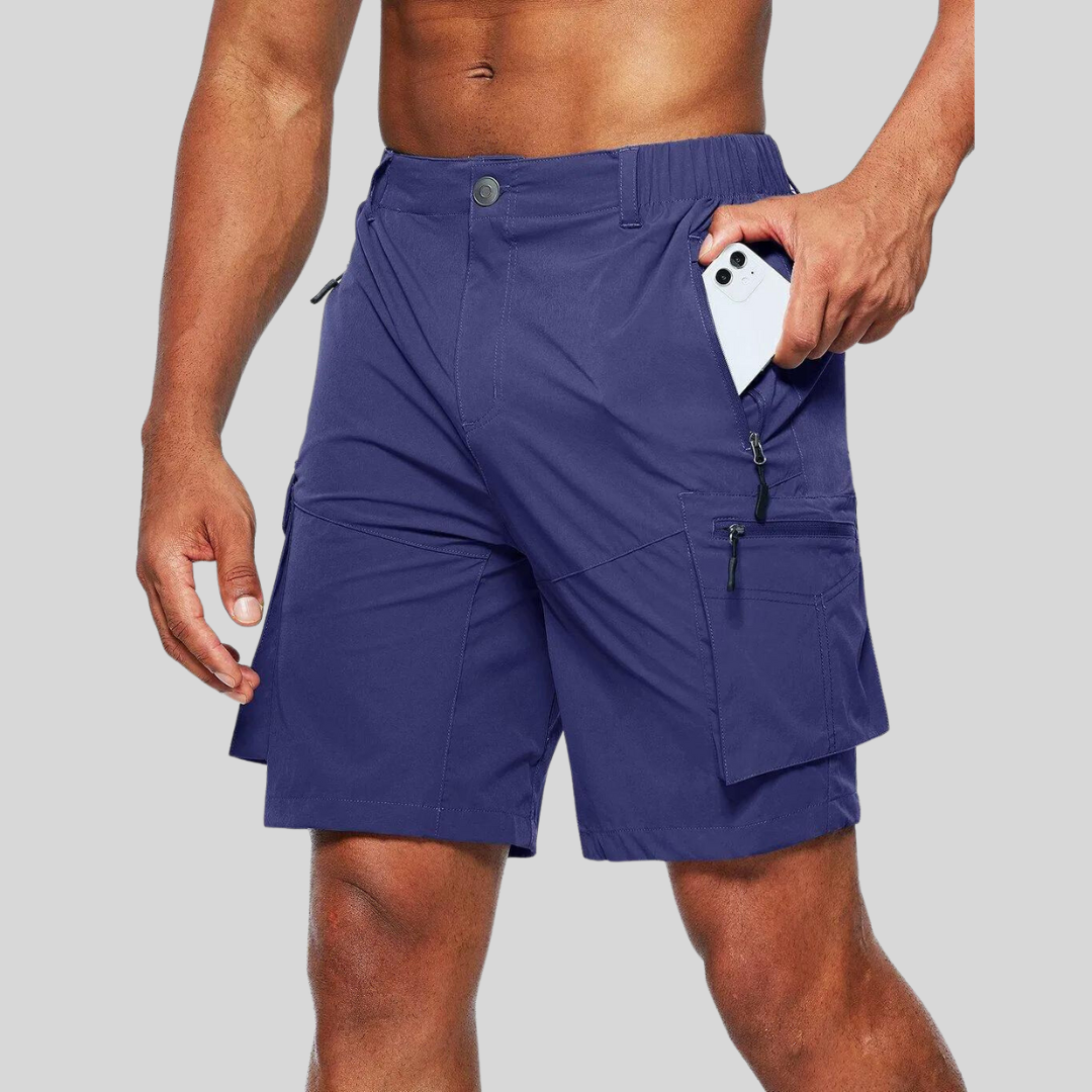 Wasserabweisende Herren Cargoshorts für alle Outdoor Zwecke