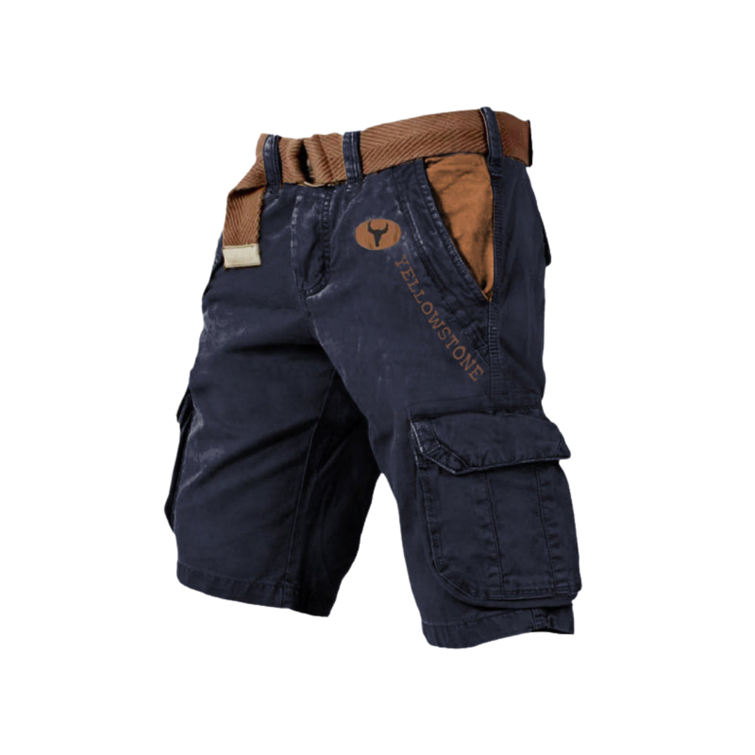 Yellow Stone - Herren Shorts mit Taschen