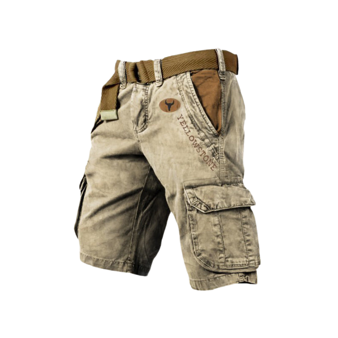 Yellow Stone - Herren Shorts mit Taschen