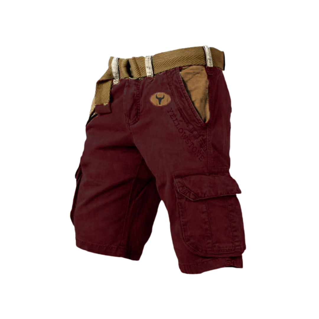 Yellow Stone - Herren Shorts mit Taschen