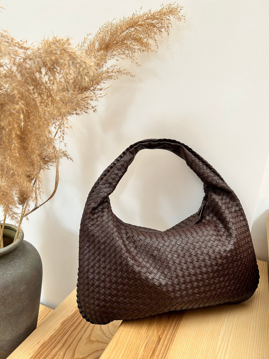 Calantha™ | Elegante Geflochtene Hobo-Tasche