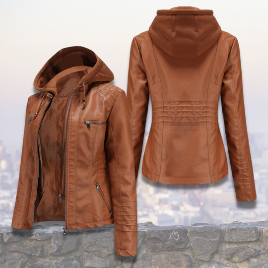 Kayla | Bequeme Lederjacke