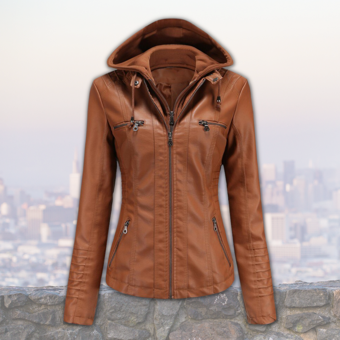 Kayla | Bequeme Lederjacke