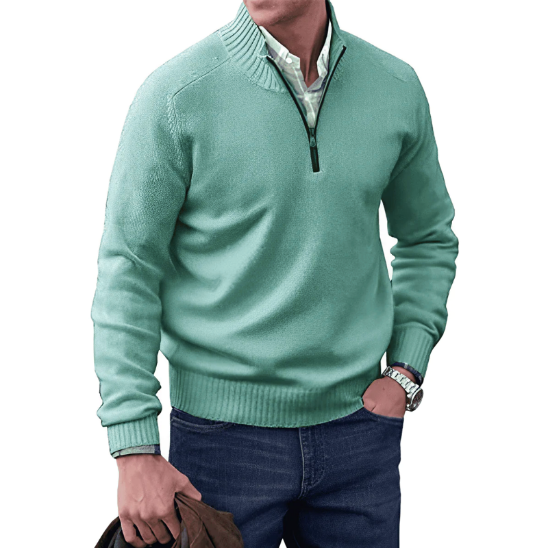 Noah - Eleganter Pullover mit Reissverschluss