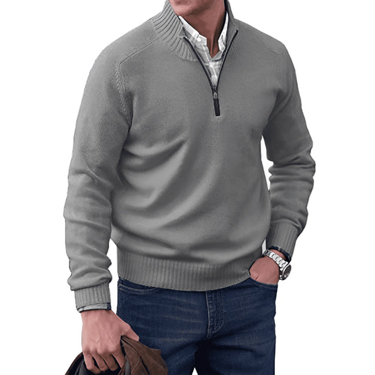 Noah - Eleganter Pullover mit Reissverschluss