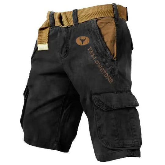 Yellow Stone - Herren Shorts mit Taschen