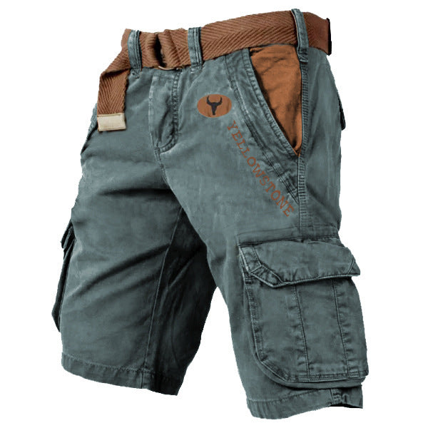 Yellow Stone - Herren Shorts mit Taschen