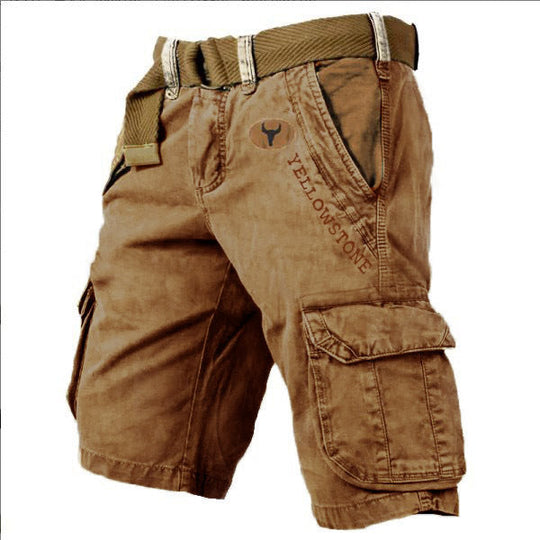 Yellow Stone - Herren Shorts mit Taschen