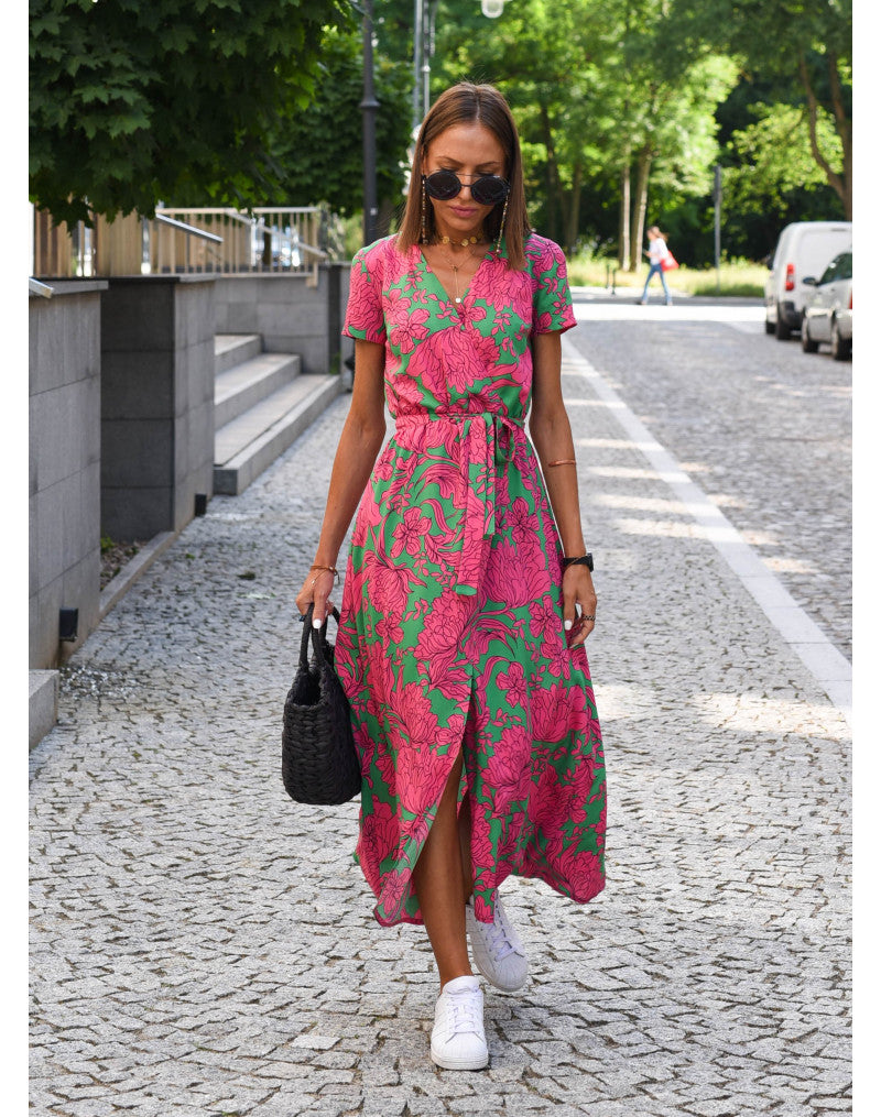 GRACE- V-AUSSCHNITT SOMMERKLEID