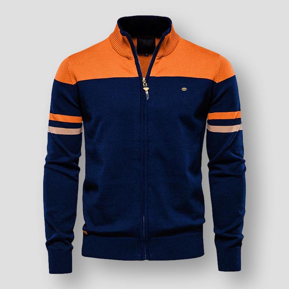 Atlas | Retro Gestreifte Bomberjacke