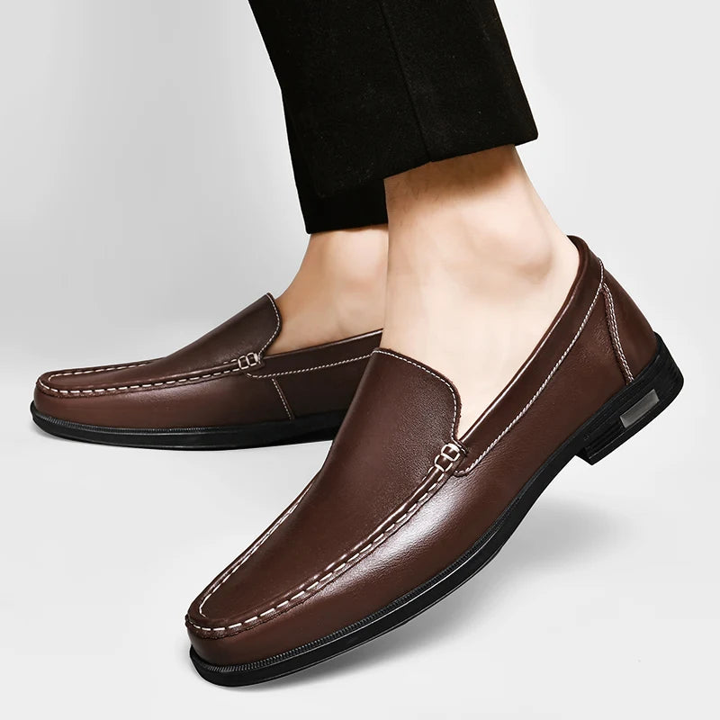 Emerson elegante echte leder-loafers