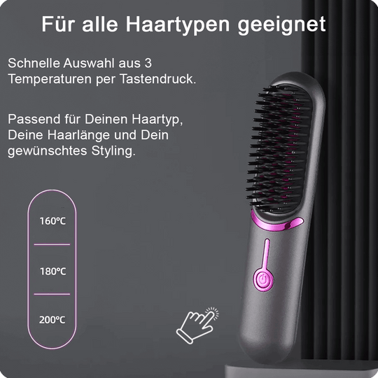 Muniva Luminair - Mobile Glättbürste für perfekte Haare