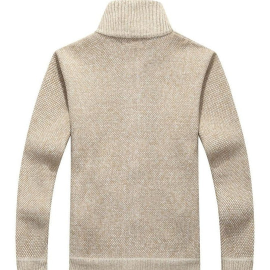 Yuri Stilvoller Cardigan mit Rollkragen